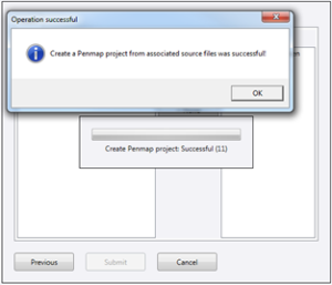 Trimble Penmap Operation Succesful